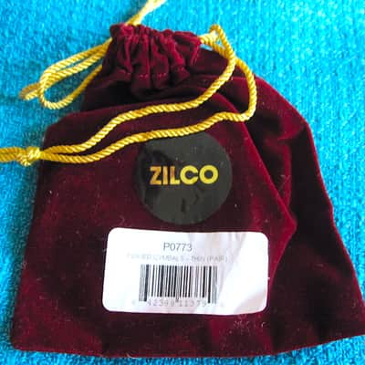 Zildjian Finger Cymbals Pair, Thin, with Pouch - NOS image 4