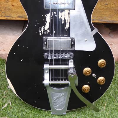 DY Guitars Neil Young "Old Black" LP custom guitar build PRE-BUILD ORDER image 12