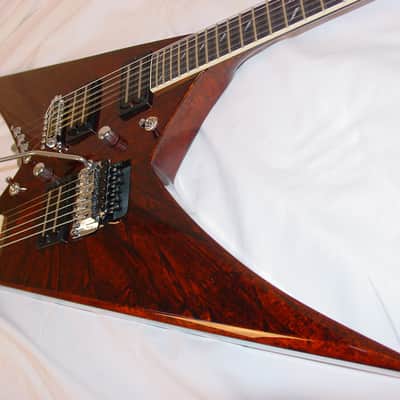 Jackson USA  Custom Shop NAMM Rhoads Doubleguitar, 1 of 1, ultra rare Root Beer Swirl image 19