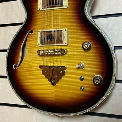 Ibanez AR520HFM-VLS Violin Sunburst Semi-Hollow Electric Guitar image 3