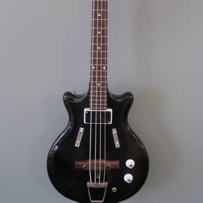 Rare Supro Pocket Bass 1966 Black (OHSC) image 2