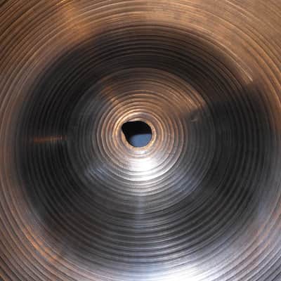 Vintage 1967 Zildjian Matched Set of Cymbals 20" ride, 17" sizzle crash, 14" super-thin hi-hats image 5