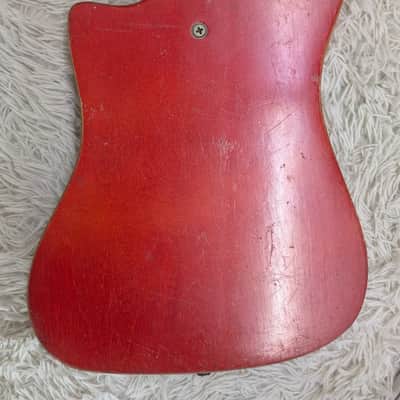 Vintage Kay Vanguard Single Pickup Solid Body Electric Guitar w/Case - 1960s image 7