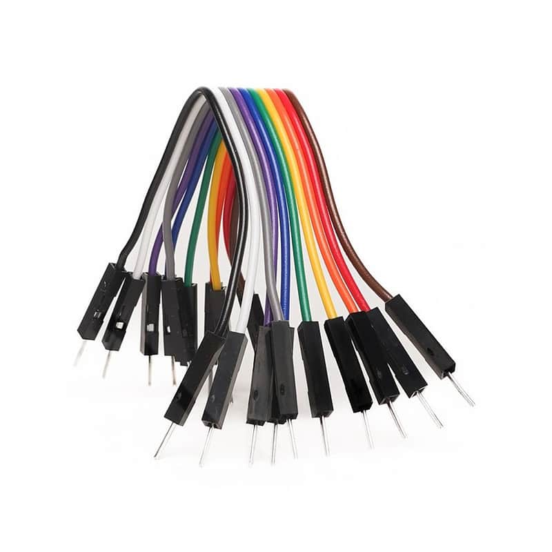 CopperSound Pedals DIY Rainbow Breadboard Jumper Wire Pack of 10 Bild 1