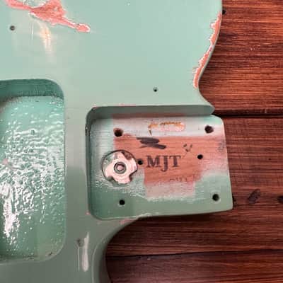 MJT Telecaster Surf green Nashville rout 2023 - Aged image 2