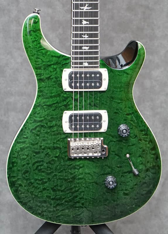 PRS SE Custom 24 Teal Black Quilted Finish - W/Setup & Bag image 1