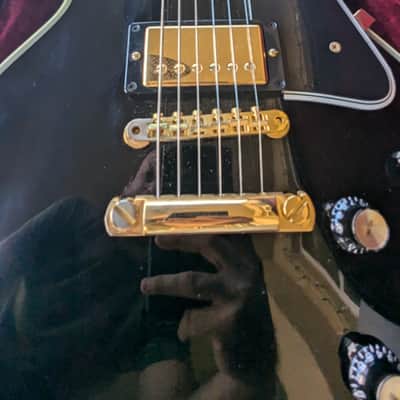 Gibson Custom Shop 1960 Reissue Les Paul Custom Black Beauty 50th Anniversary Gold Book 2010 - Black image 16
