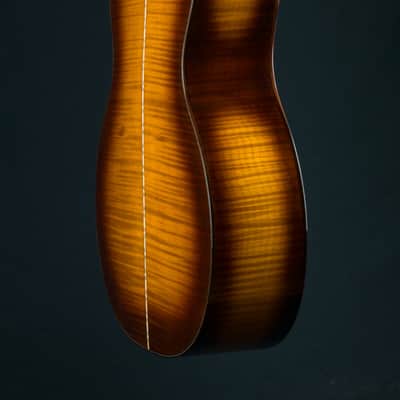 Martin GP Custom Flamed Maple and Sitka Spruce Full Body Ambertone Burst Grand Performance Used (2023) image 24
