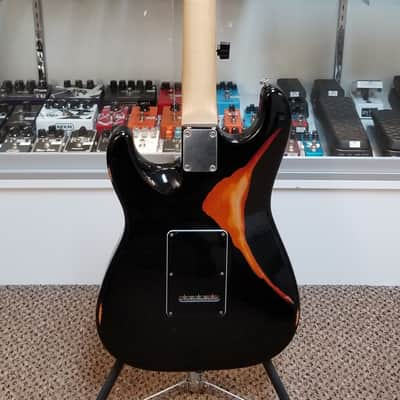 used Suhr Classic S Antique Pro in Black over 3 Tone Sunburst, Very Good Condition with Gig Bag & Paperwork image 10