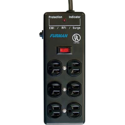 Furman SS-6B Pro Surge Supressor 6-Outlet Power Strip w/15' Cord