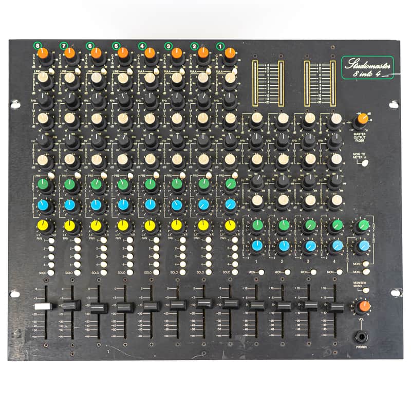 StudioMaster 8 into 4 Rack Mount Analog Mixer Studio Master - Vintage Console image 1