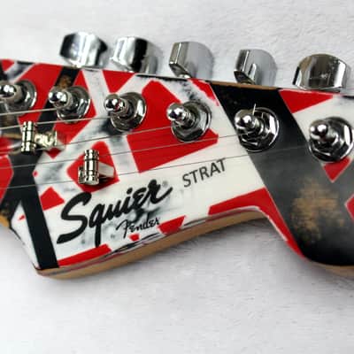 Custom Painted & Upgraded Fender Squier SE Strat With Matching Headstock (Relic'ed) image 11
