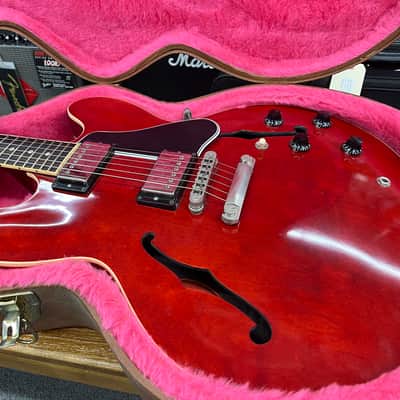 Gibson ES-335 Dot Memphis 2013 - Satin Red W/ Gibson Case image 3