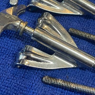 Ludwig Vintage Bass Drum Claws and T Rods w washers (10) image 9