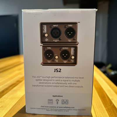 Radial JS-2 Passive Mic Splitter image 2