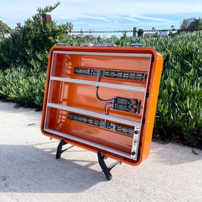 BPNYC ZERO Halliburton Eurorack Modular Travel Case 9U 96hp "ORANGE" image 3
