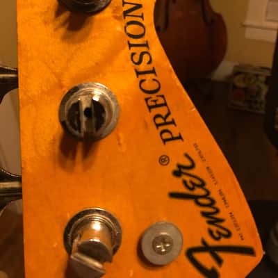 Fender Precision 1973 fretless bass neck, in great shpae! image 13