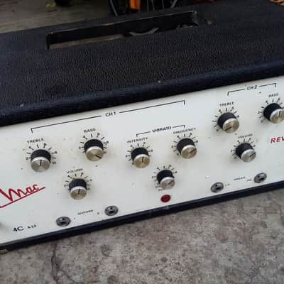Vintage Italian Tube Amp Mac 4c A52 Reverb 60s,70s image 9