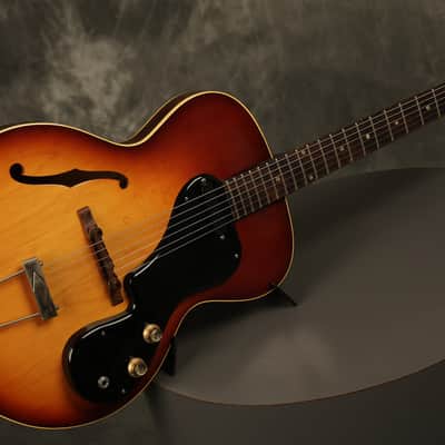 all original 1965 Gibson ES-120T Sunburst wide nut width image 14