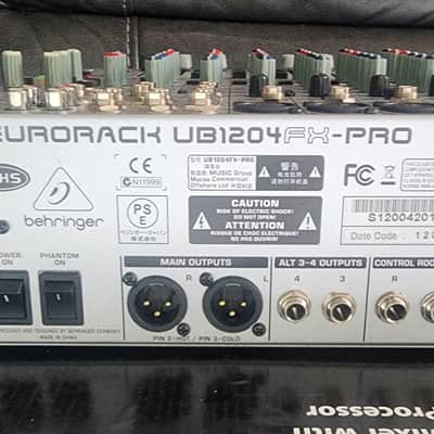 Behringer Eurorack UB1204FX-Pro 12-Input 2/2-Bus Mixer 2000s - Silver image 3