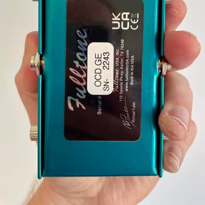 Fulltone OCD-GE Germanium Overdrive 2019 - Tahitian Teal image 2