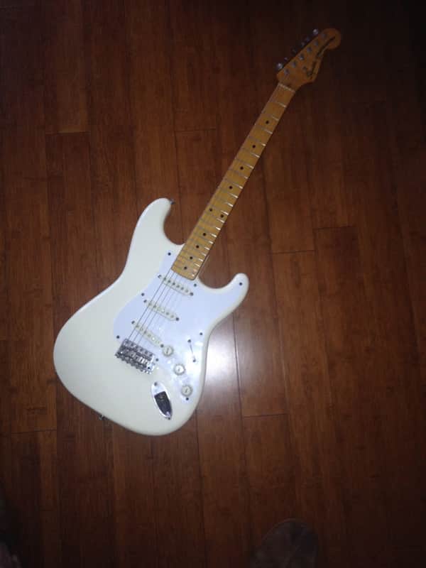 Squier Stratocaster JV 1982/3 Olympic White image 1