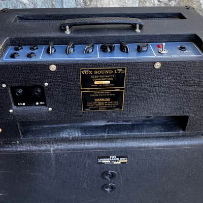 Vox AC50 70's Grey Face Panel "A Vox Product" Made United Kingdom image 4