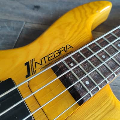 1988 Aria Pro II IGB-85 Integra Bass (Natural) image 4