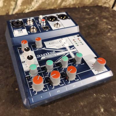 Soundcraft Notepad-5 5-Channel Analog Mixer 2010s - Blue image 1
