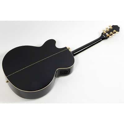 Epiphone J-200 EC Studio Acoustic-Electric Guitar - Regular Black image 2