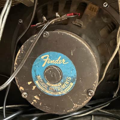 1968 Fender Deluxe Reverb Drip Edge Guitar Amp Silverface image 9