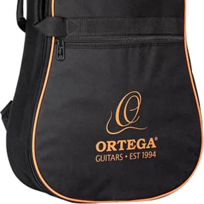 Ortega RGA Gaucho Series Parlor Classical Guitar, Agathis Top, Orange image 4
