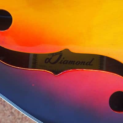 1975 Aria Diamond Bass | Sunburst | Vintage Japan image 7