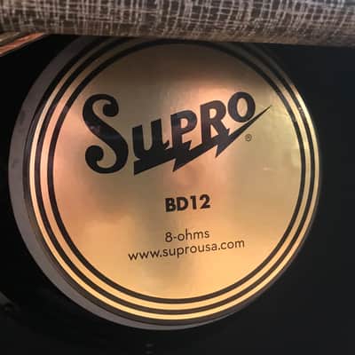 Supro 1605RH Reverb Special Head and 1790 Black Magick Extension Cabinet Stack image 16