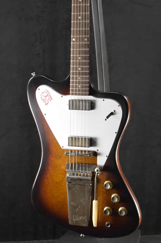 Gibson Custom Shop 1965 Non-Reverse Firebird V w/ Maestro Vibrola Vintage Sunburst image 1