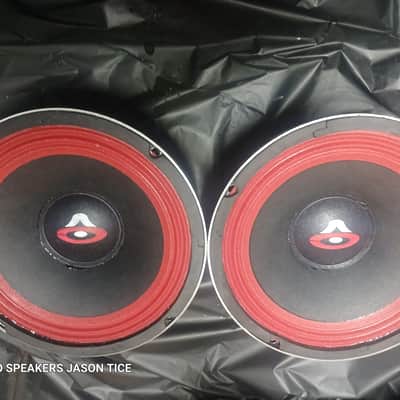 CERWIN VEGA PMR 8" HYBRIDS PAIR PA WOOFERS 8 OHMS 200 WATTS ALUMINUM FRAMES 20CVC-AC CLOTH SURROUNDS image 5