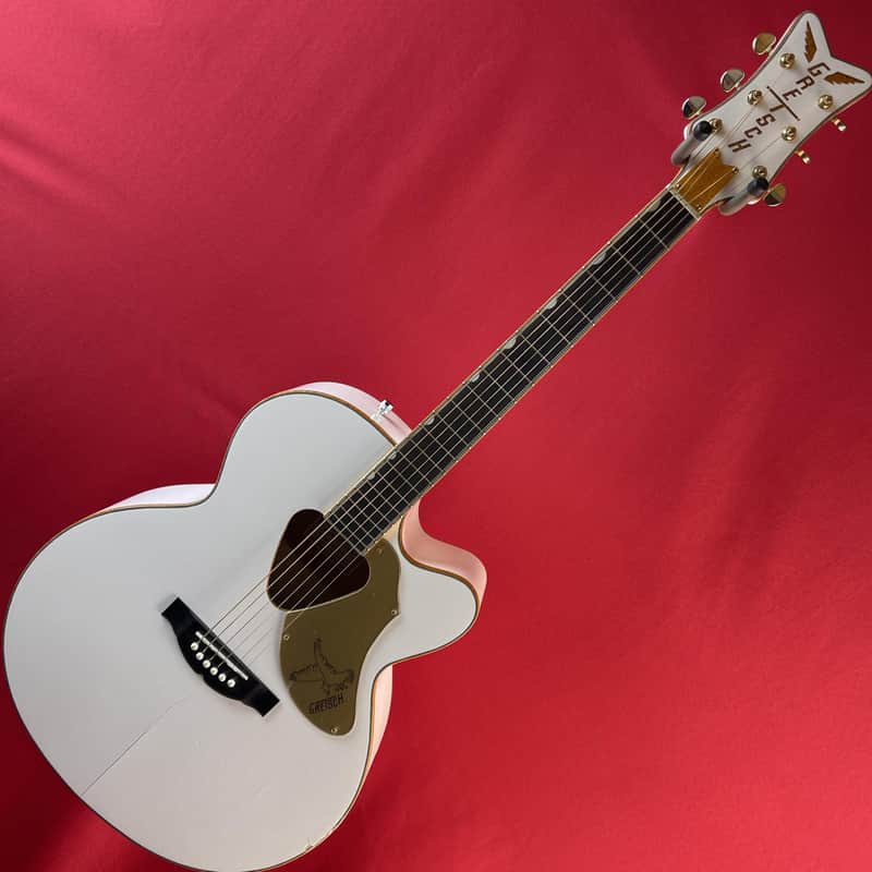 [USED] Gretsch G5022CWFE Rancher Falcon Jumbo Cutaway, White (See Description) image 1