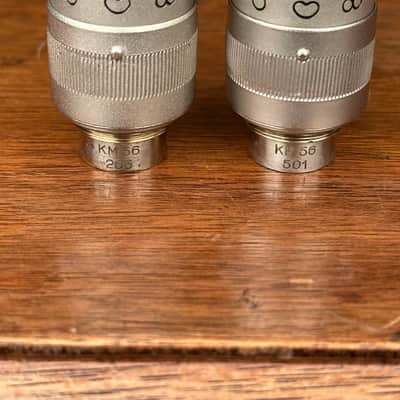 Vintage Neumann KM 56 Tube Condenser Microphone Stereo Pair. Early SN. KM54 KM56 KM84. USA. image 8