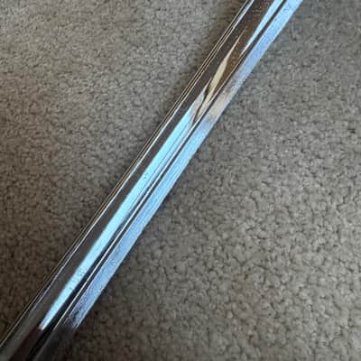 Premier 16” Die-Cast Floor Tom Drum Hoop - COB Chrome over Brass Lot #2 70s - Chrome image 13