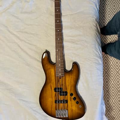 Warmoth Jazz Bass 2013 Tobacco burst image 1