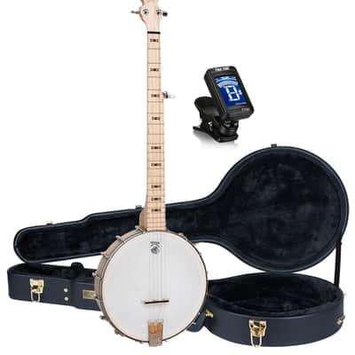Deering Goodtime Left-Handed Openback Open 5-String Banjo Natural Blonde Maple Clawhammer Old Time image 1