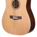 Teton STS105NT-12 105 Series Dreadnought Solid Cedar Top Mahogany 12-String,