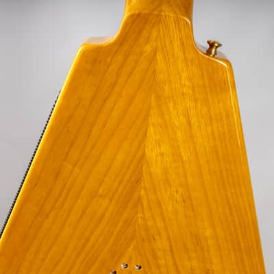 DO NOT USE Gibson 1958 Korina Flying V with White Pickguard, Natural | Demo image 10