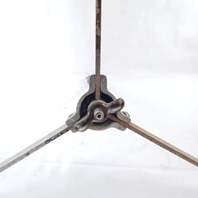 *Slingerland Flush-Base Cymbal Stand #33F Vintage 60s Flat-Tripod USA Crash/Ride image 9