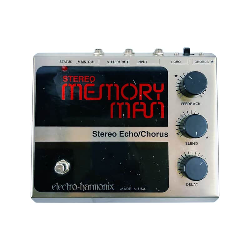 Electro-Harmonix Stereo Memory Man Reissue with 24V Adapter image 1