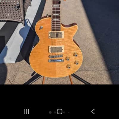1998 GUILD USA BLUESBIRD W/ AMBER FLAME MAPLE TOP AND OHSC image 1