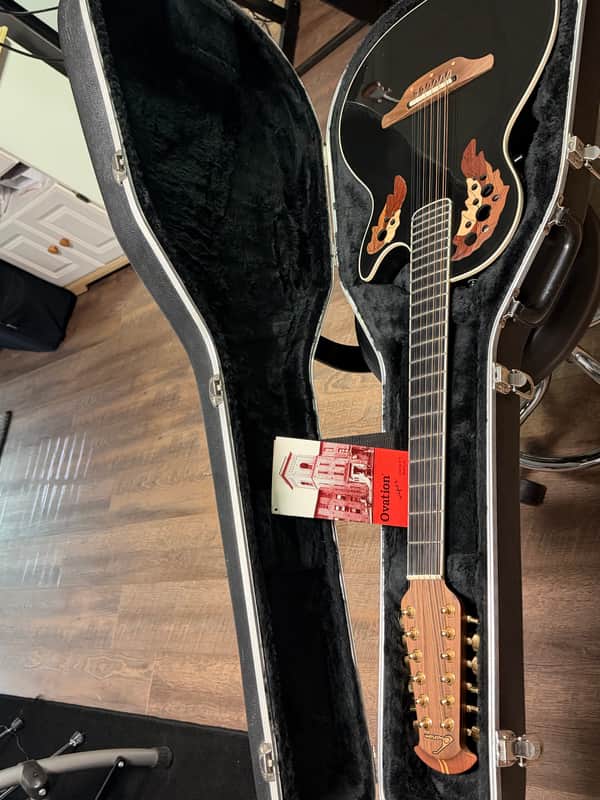 1997 Ovation USA EA58 12-String Viper w/OHSC | Reverb