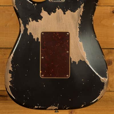 Fender Custom Shop 69 HSS Strat | Super Heavy Relic Black image 2