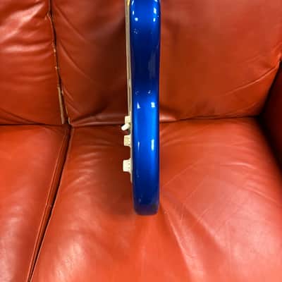2004 50th Anniversary Fender American Series Stratocaster with Maple Fretboard Chrome Blue image 9