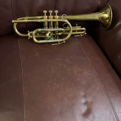 York 75th Anniversary (for parts) Bb cornet (1957) SN 210335 image 14